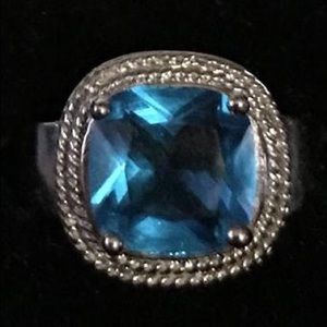Blue Square Ring